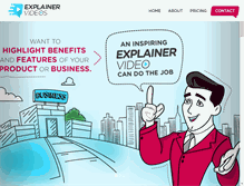 Tablet Screenshot of explainervideos.com